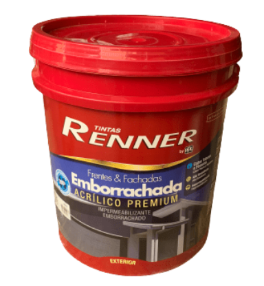 Lata de tinta emborrachada