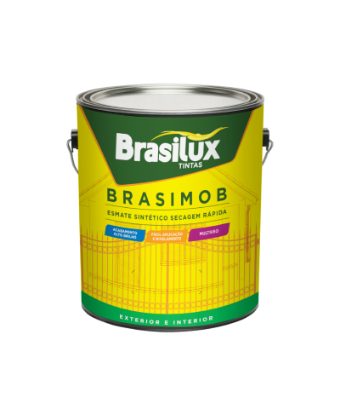 Imagem de Esmalte Brasimob Branco Brilhante - 3,6 Litros