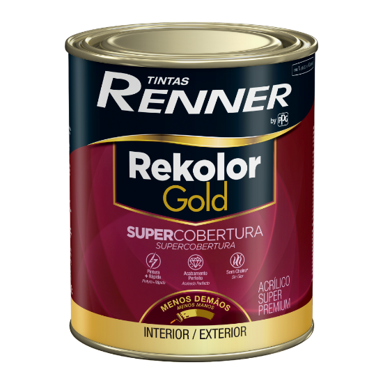 Imagem de Renner Rekolor Gold - Fosco Branco/Base Pastel Média - 800ML