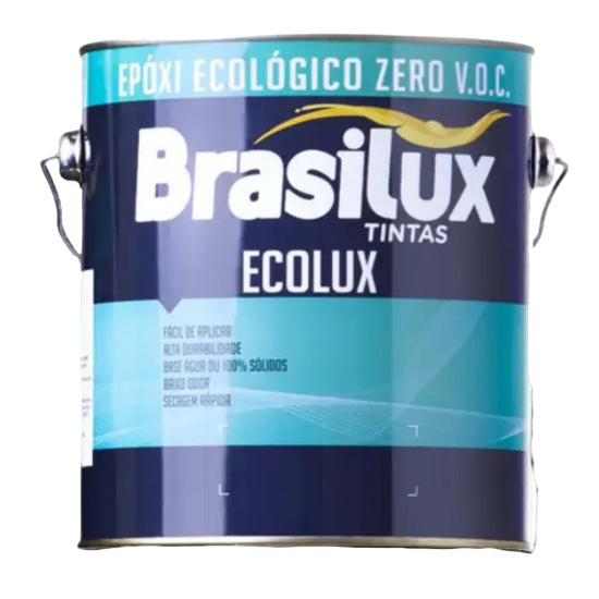 Imagem de Verniz Ecolux Epoxi 100% Solvente Brasilux - 3,6Litros